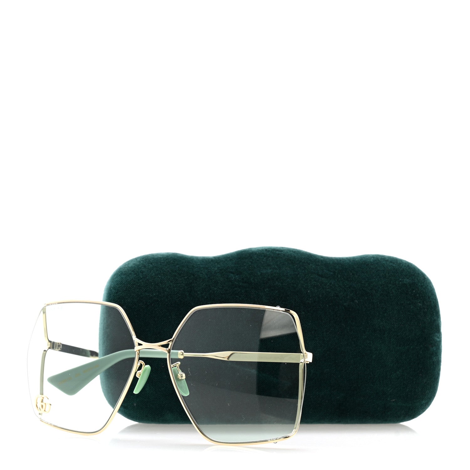 Gucci Metal Sunglasses GG0817S Green 8 of 8