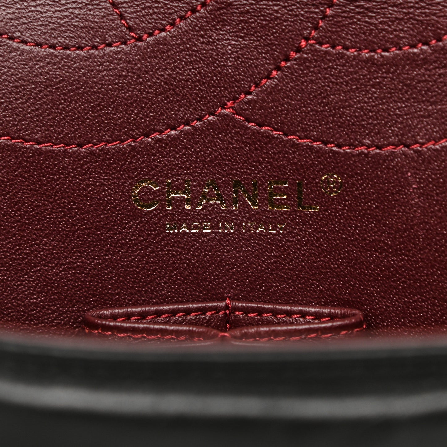 Aged Calfskin Quilted 2.55 Reissue 227 Flap Black