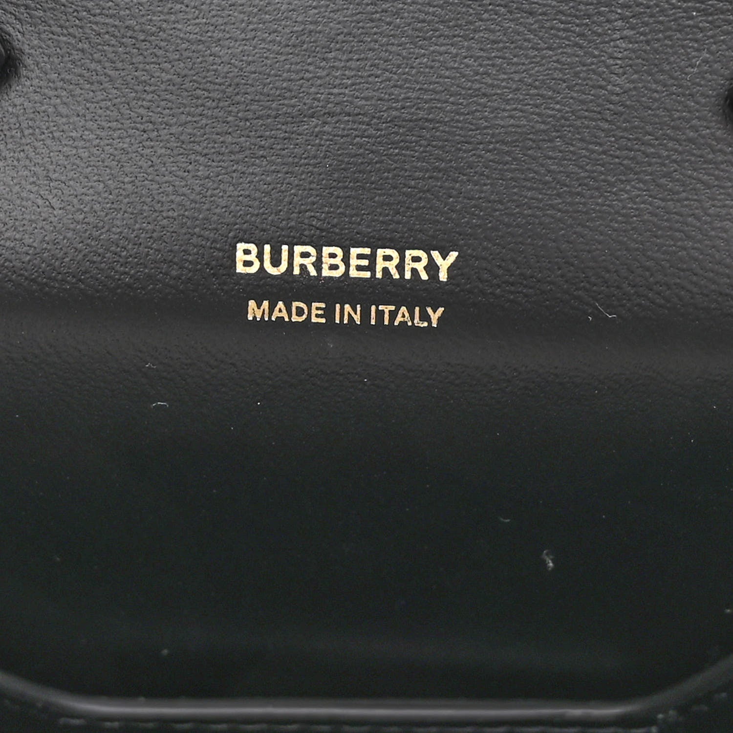 Burberry Calfskin Micro Olympia Card Case Black 6 of 9