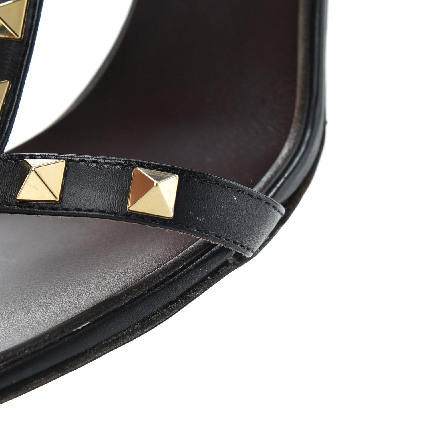 Valentino Garavani Nappa Rockstud Gladiator Sandals 36 Black 13 of 13