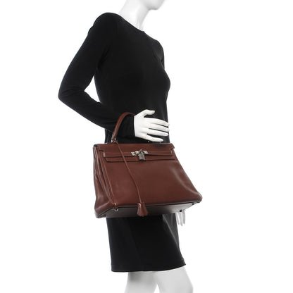 Hermes Evergrain Kelly Retourne 35 Havane 12 of 68