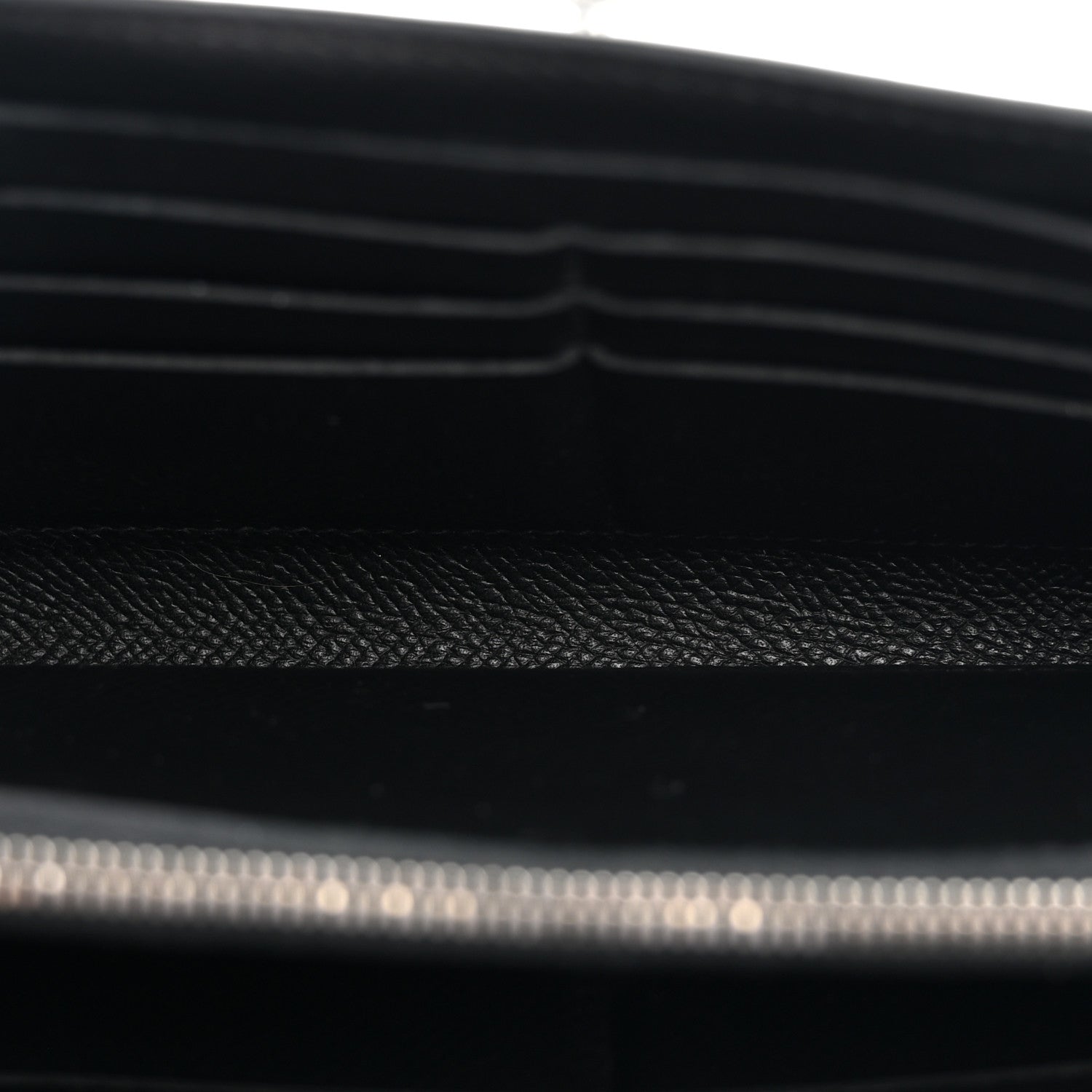 Hermes Epsom Kelly Longue Wallet Black 5 of 10