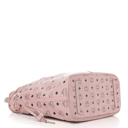 MCM Visetos Medium Liz Reversible Shopper Tote Soft Pink 6 of 19