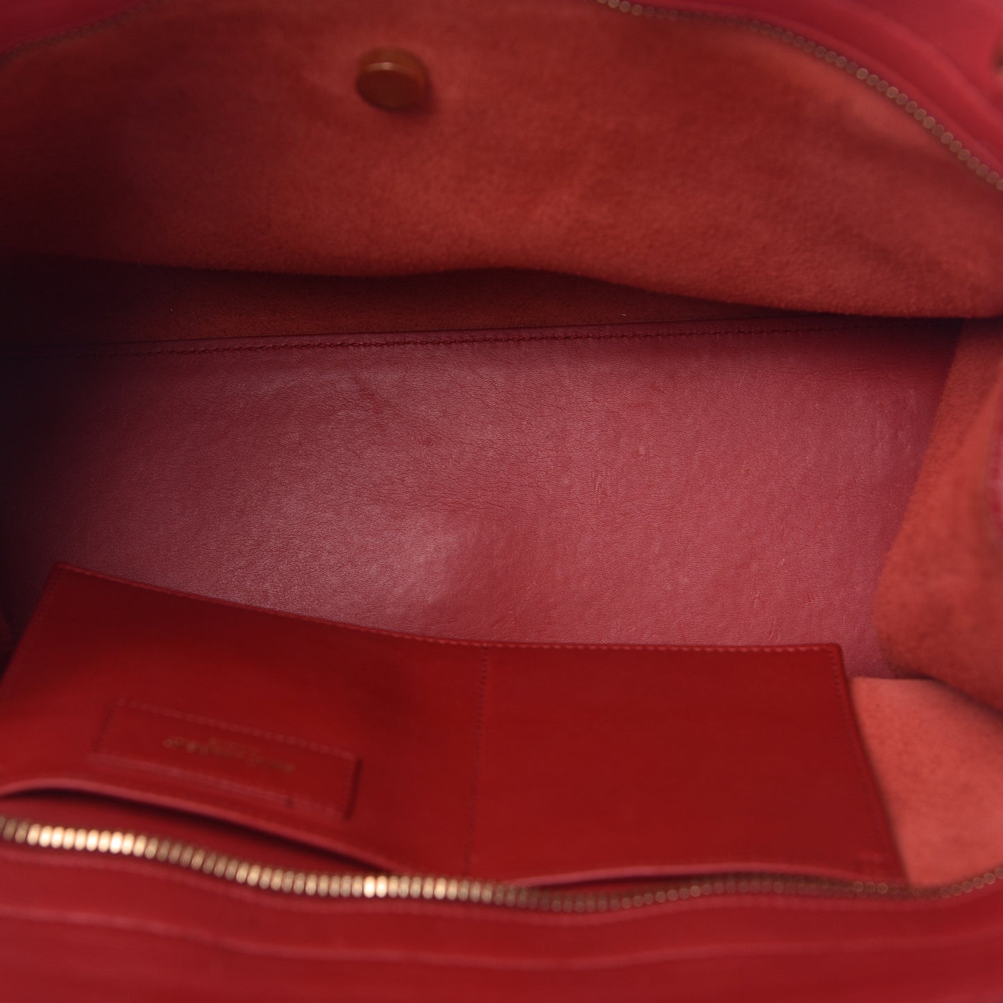 Calfskin Small Classic Y Cabas Rouge Orient