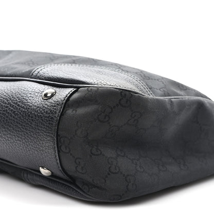 Gucci Monogram Medium Princy Tote Black 10 of 10