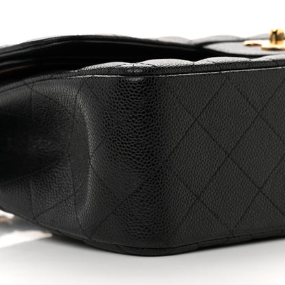 Chanel Caviar Quilted Jumbo Double Flap Black 9 of 11