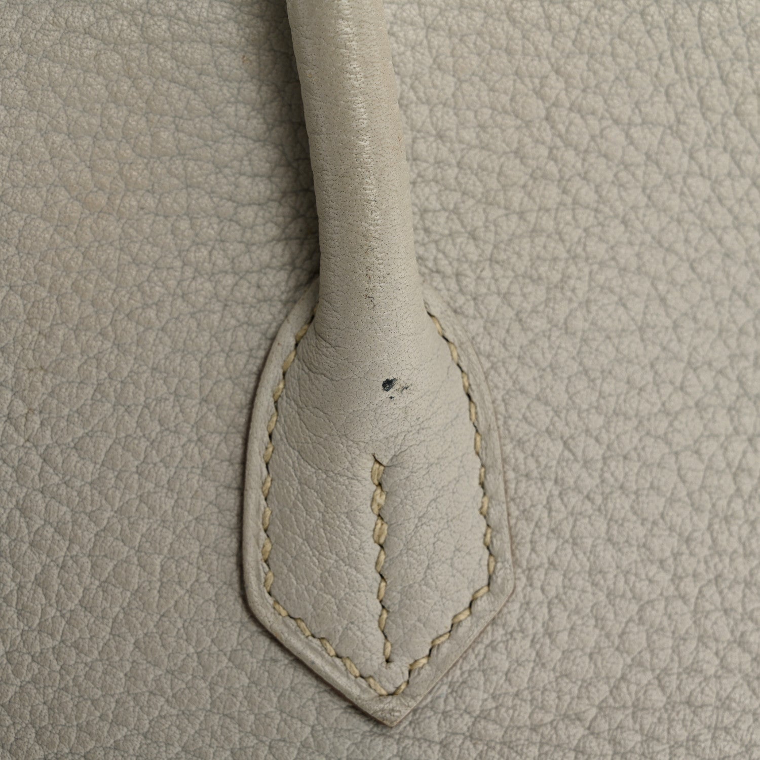Hermes Taurillon Clemence Birkin 35 Gris Perle 12 of 15
