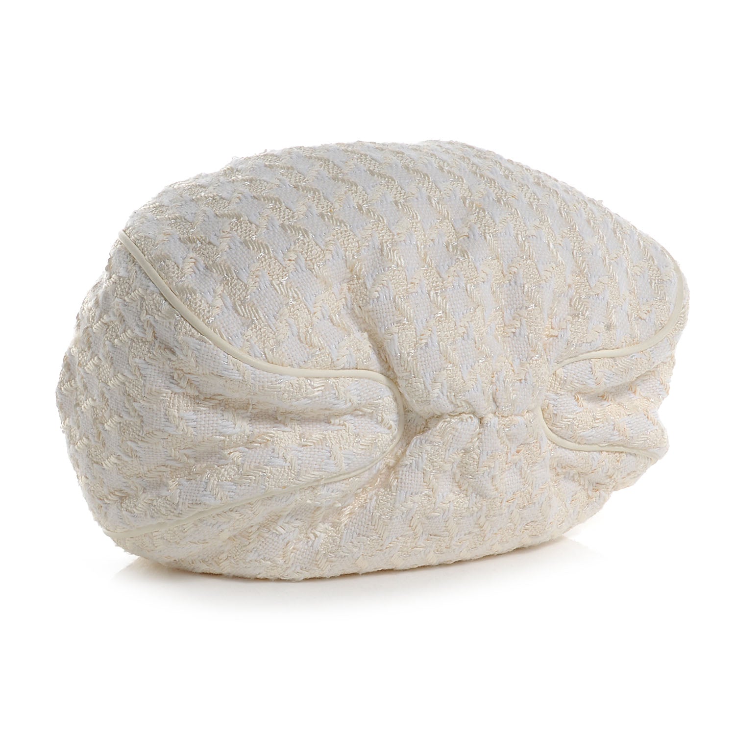 Chanel Tweed Boucle Knitting Bag Ivory 4 of 8