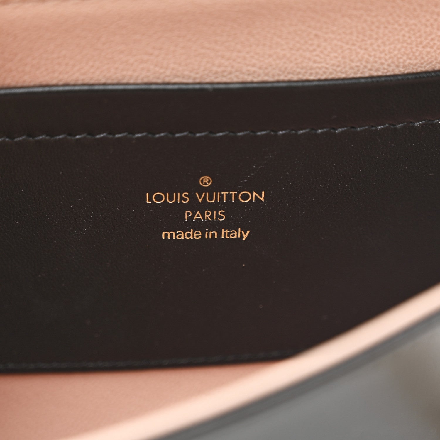 Louis Vuitton Lambskin Embossed Monogram Pochette Coussin Black 7 of 12