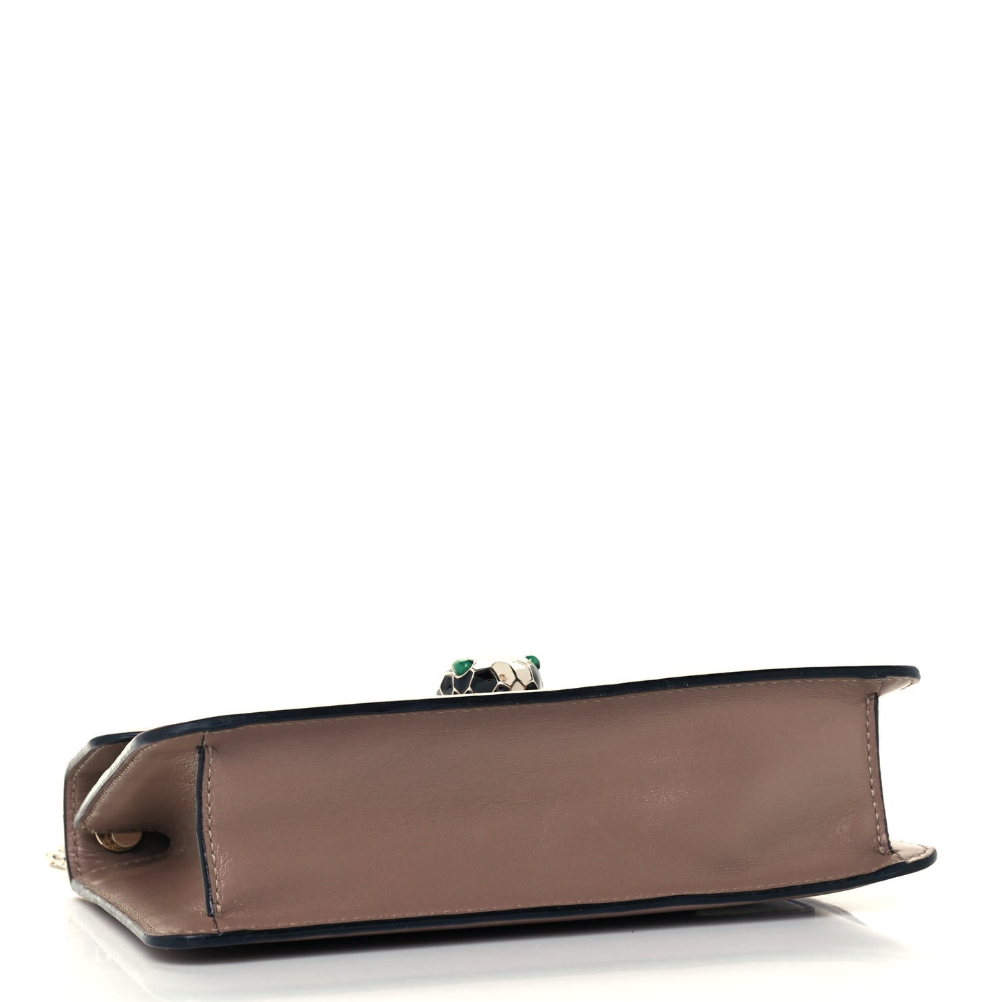 Calfskin Serpenti Forever Crossbody Bag Dark Beige