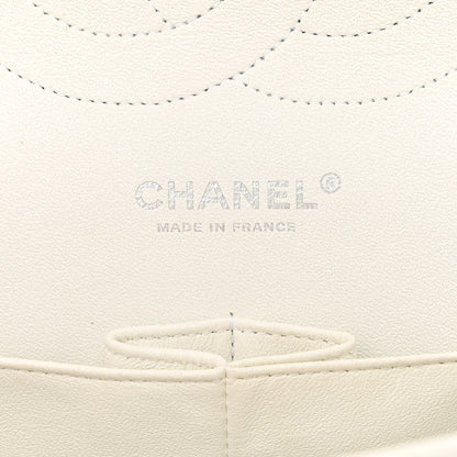 Chanel Caviar Quilted Jumbo Double Flap White 6 of 20