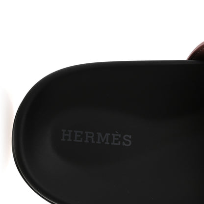 Hermes Suede Goatskin Womens Chypre Sandals 40.5 Rose Antique 8 of 10
