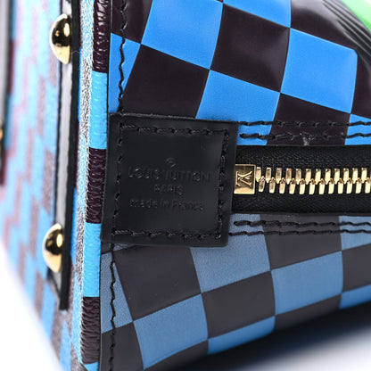 Louis Vuitton Epi Damier Race Alma BB Blue Vert 4 of 8