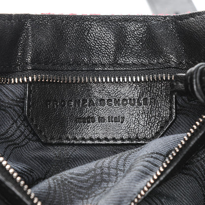 Proenza Schouler Calfskin Fabric Mochila Medium PS1 Satchel Red Black 6 of 11