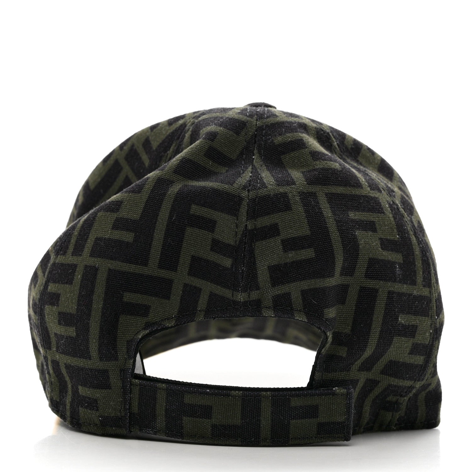 Fendi Canvas FF Reloaded Baseball Hat Tobacco Yellow 6 of 11