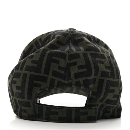 Fendi Canvas FF Reloaded Baseball Hat Tobacco Yellow 6 of 11