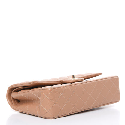 Chanel Caviar Quilted Medium Double Flap Beige 4 of 10