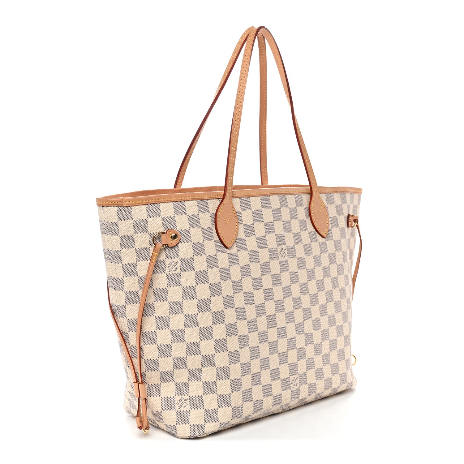 Louis Vuitton Damier Azur Neo Neverfull MM Rose Ballerine 4 of 11