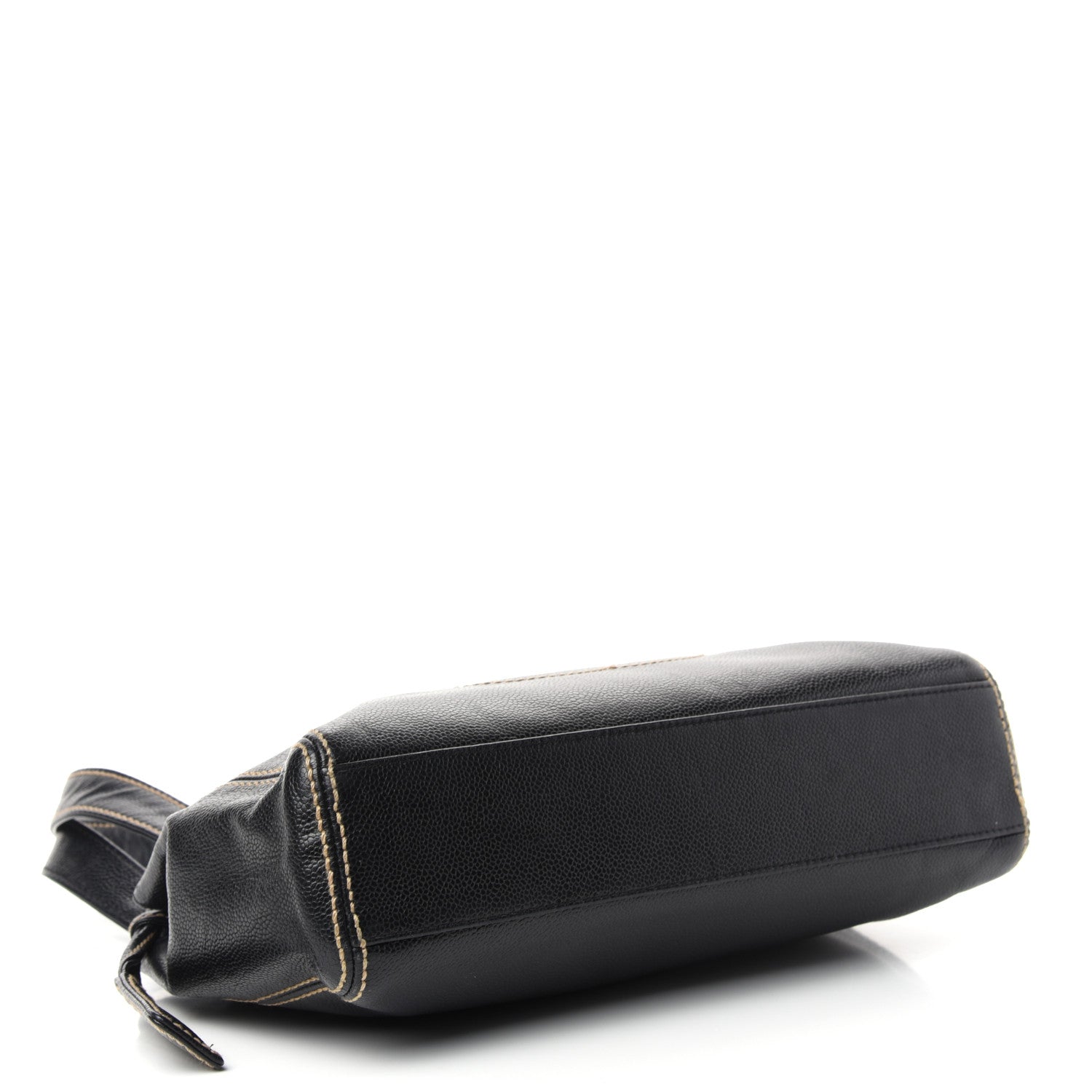 Chanel Caviar Stitched CC Shoulder Bag Black 4 of 10