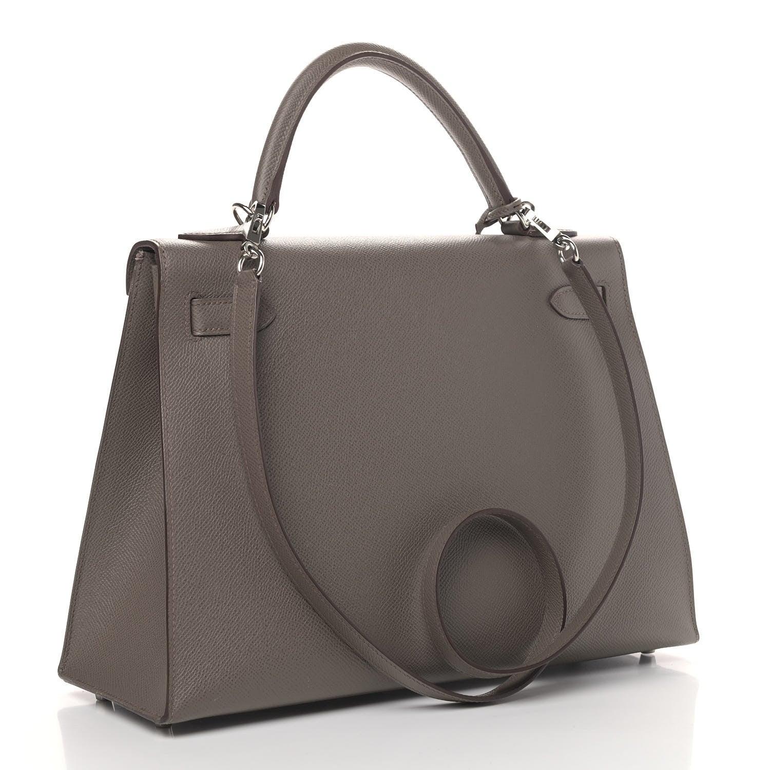 Hermes Epsom Kelly Sellier 32 Etain 2 of 41