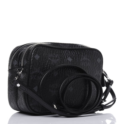 MCM Visetos Camera Crossbody Bag Black 3 of 16