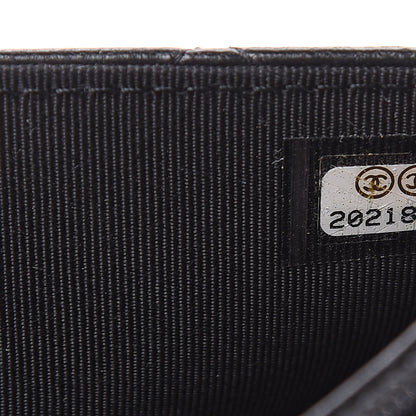 Chanel Lambskin Quilted Wallet On Chain WOC Black 8 of 12
