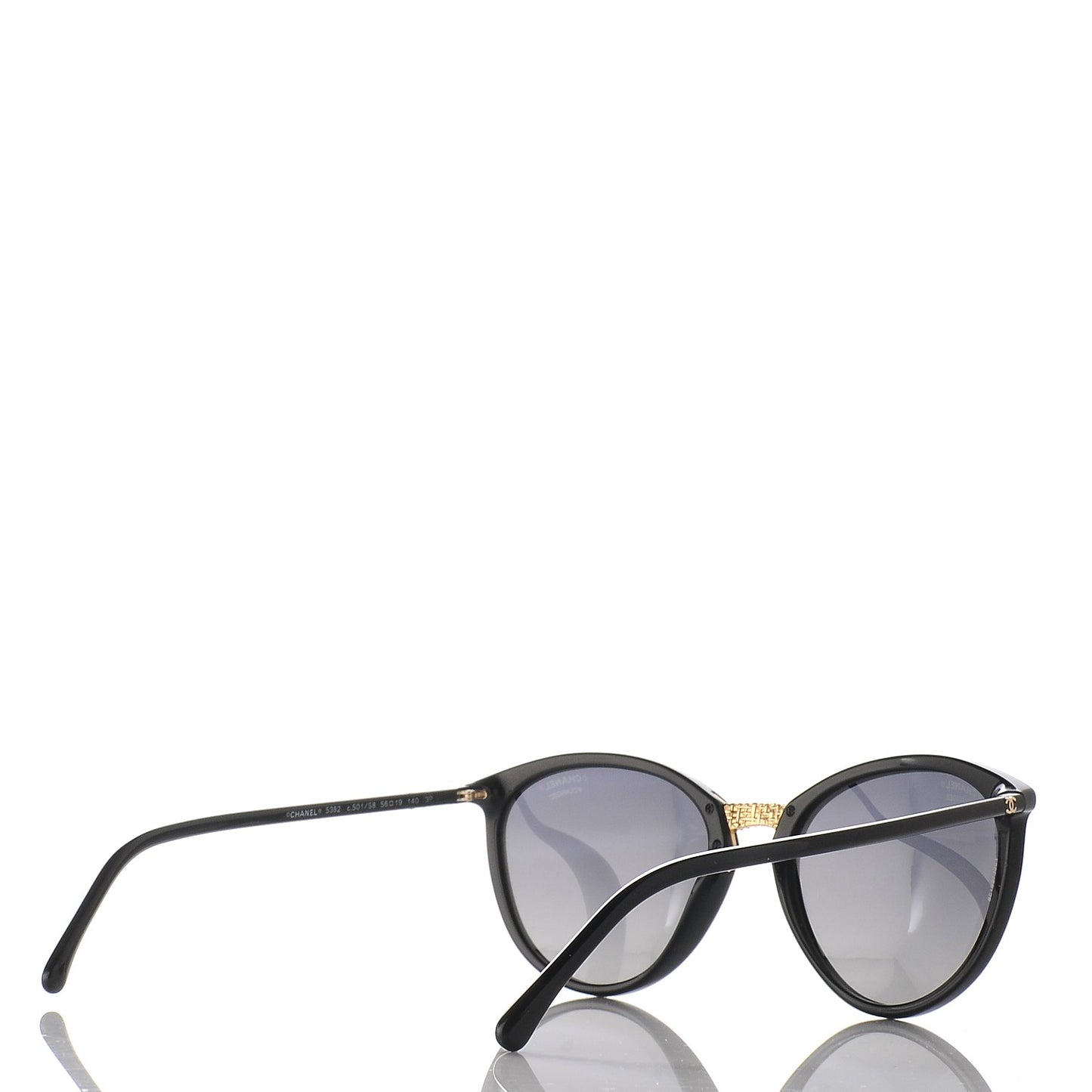 Acetate Polarized Butterfly Winter Sunglasses 5382 Black