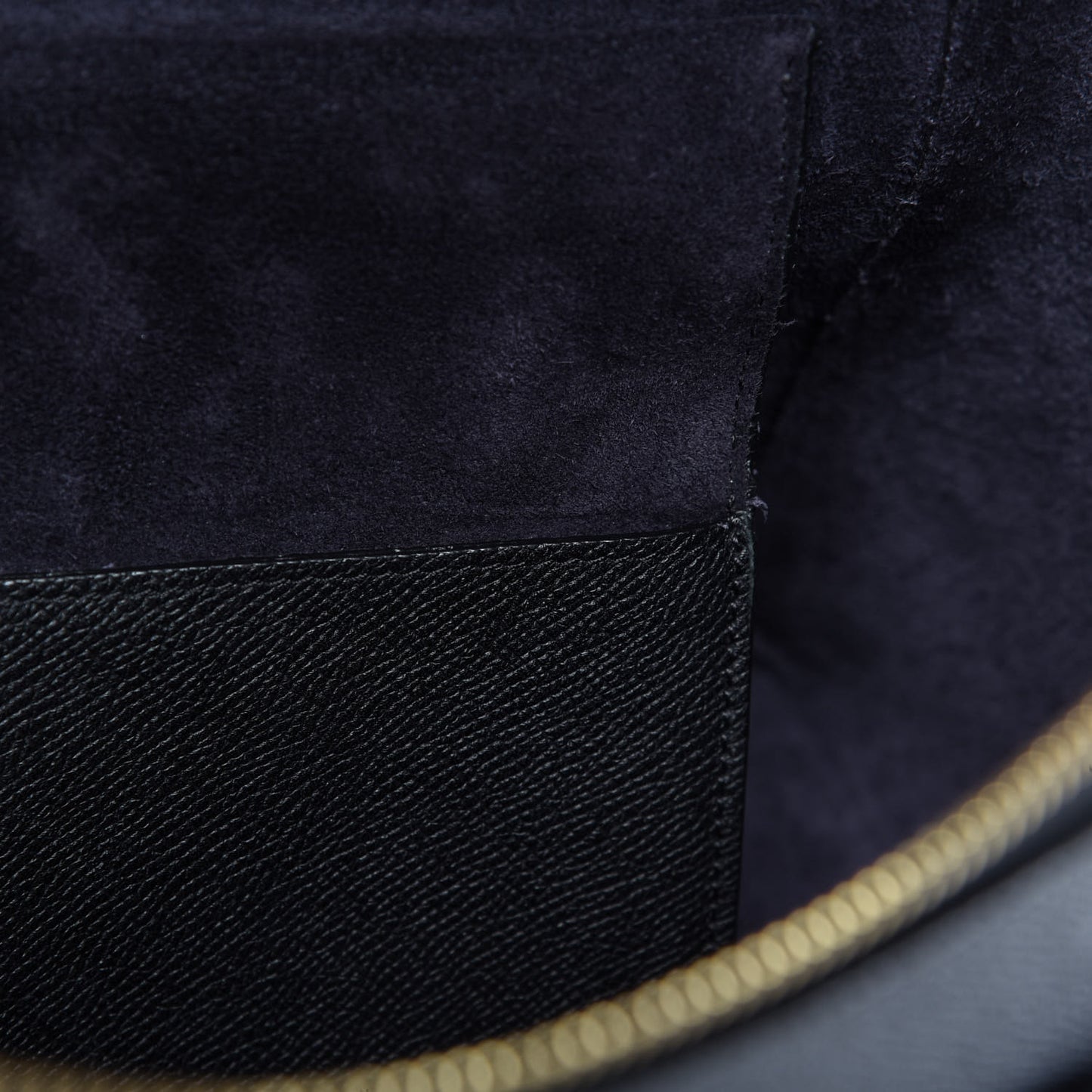 Grained Calfskin Mini Belt Bag Black
