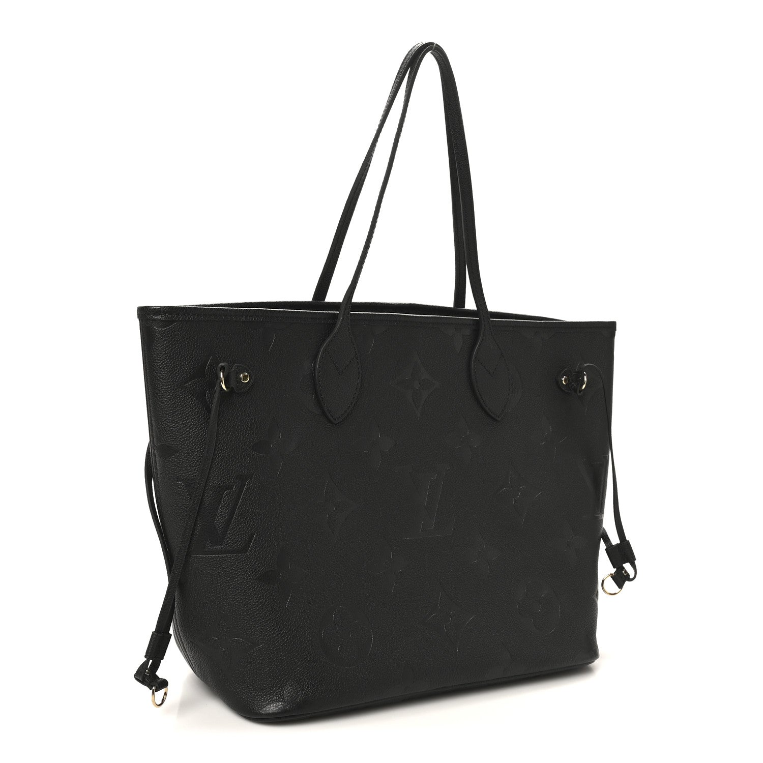 Louis Vuitton Empreinte Monogram Giant Neverfull MM Black 4 of 10