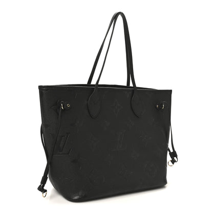 Louis Vuitton Empreinte Monogram Giant Neverfull MM Black 4 of 10