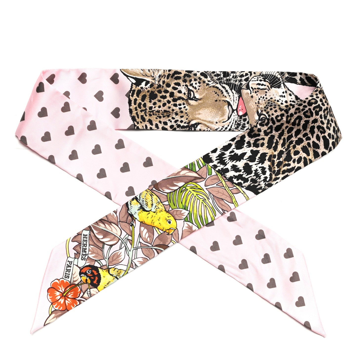 Silk Jungle Love Love Twilly Rose Pale Etoupe