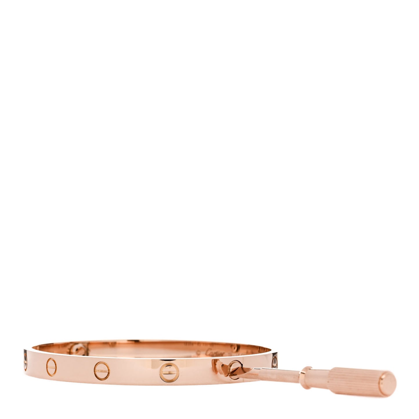 18K Pink Gold LOVE Bracelet 19