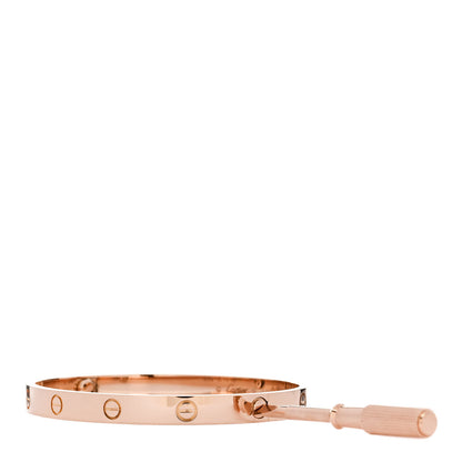 Cartier 18K Pink Gold LOVE Bracelet 19 3 of 5