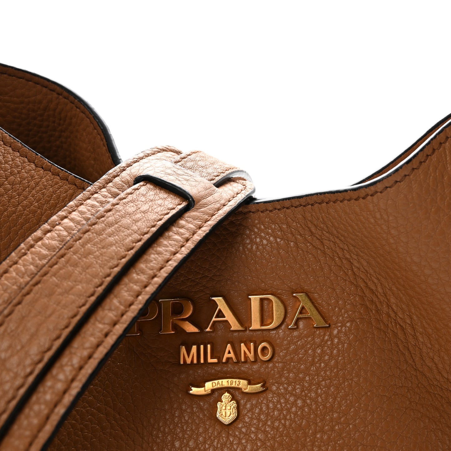 Vitello Daino Hobo Messenger Bag Caramel