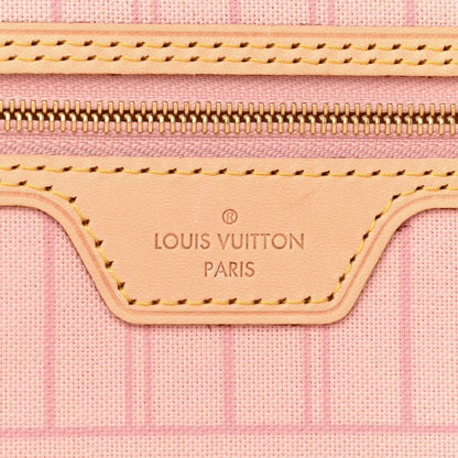 Louis Vuitton Damier Azur Neo Neverfull GM Rose Ballerine 8 of 9