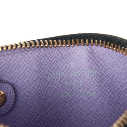 Louis Vuitton Monogram Multicolor Key Pouch Black Violet 7 of 7