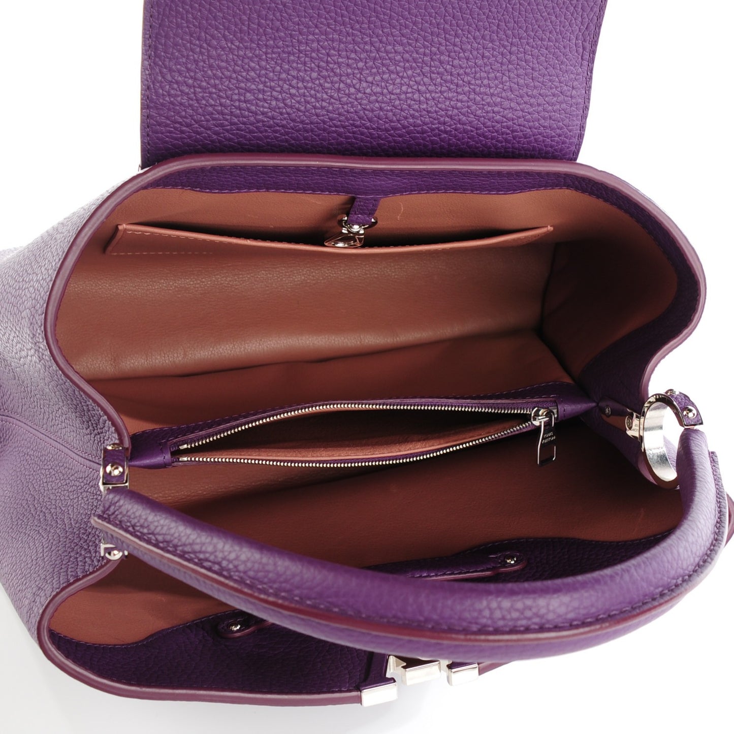 Taurillon Capucines MM Violet