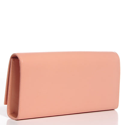 Saint Laurent Calfskin Classic Monogram Clutch Glossy Blush 3 of 8