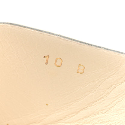 Chanel Patent Calfskin Wood CC Mules 40 Off White 9 of 9