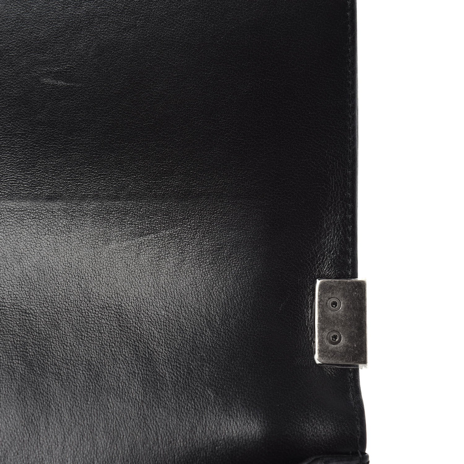 Chanel Lambskin Quilted Medium Boy Flap Black 15 of 17