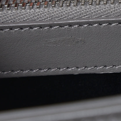 Saint Laurent Calfskin Y Quilted Monogram Medium Loulou Chain Satchel Light Gray 8 of 8