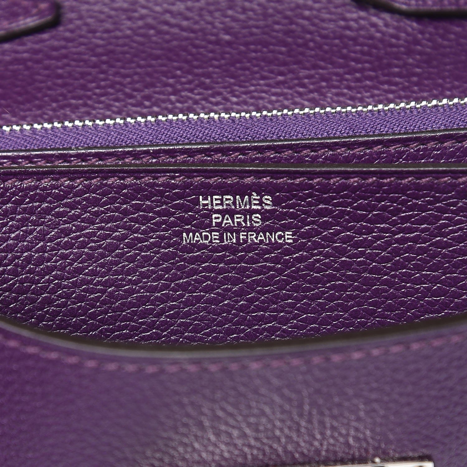 Hermes Veau Evercolor Mini Convoyeur Ultraviolet 6 of 8