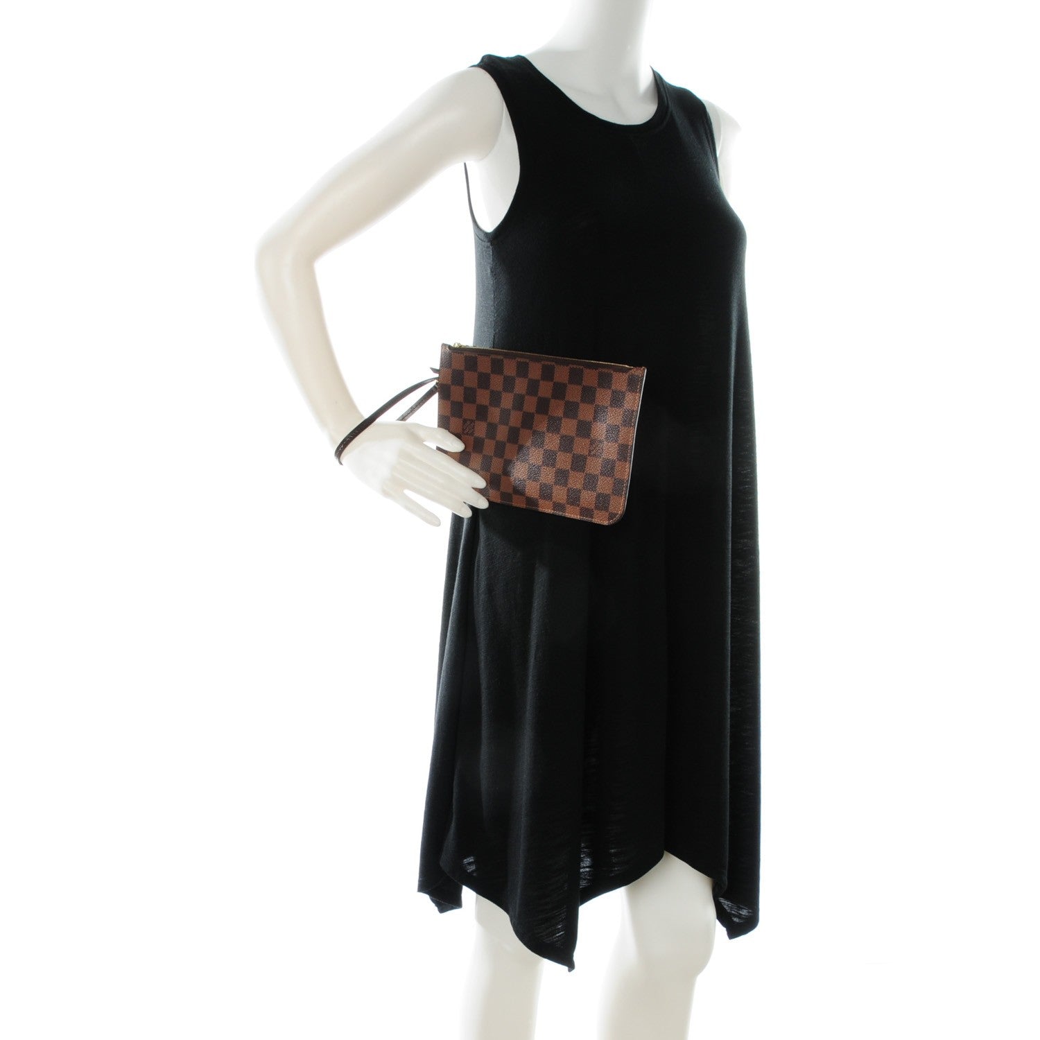 Louis Vuitton Damier Ebene Neverfull MM GM Pochette 2 of 7