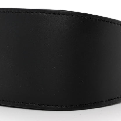 The Row Smooth Calfskin Half Moon Shoulder Bag Black 9 of 9