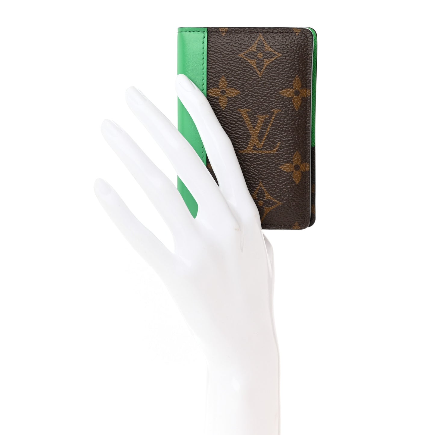 Monogram Pocket Organizer NM Green