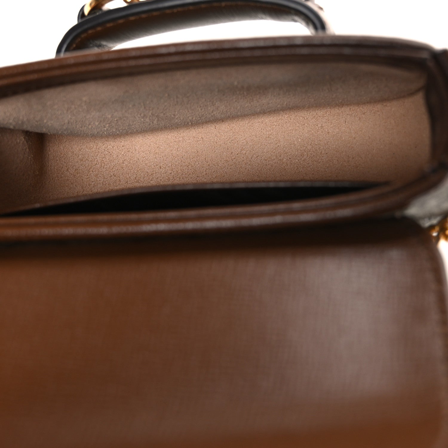 Gucci GG Supreme Monogram Azalea Calfskin Web Horsebit 1955 Wallet On Strap Beige Ebony Brown Sugar 5 of 10