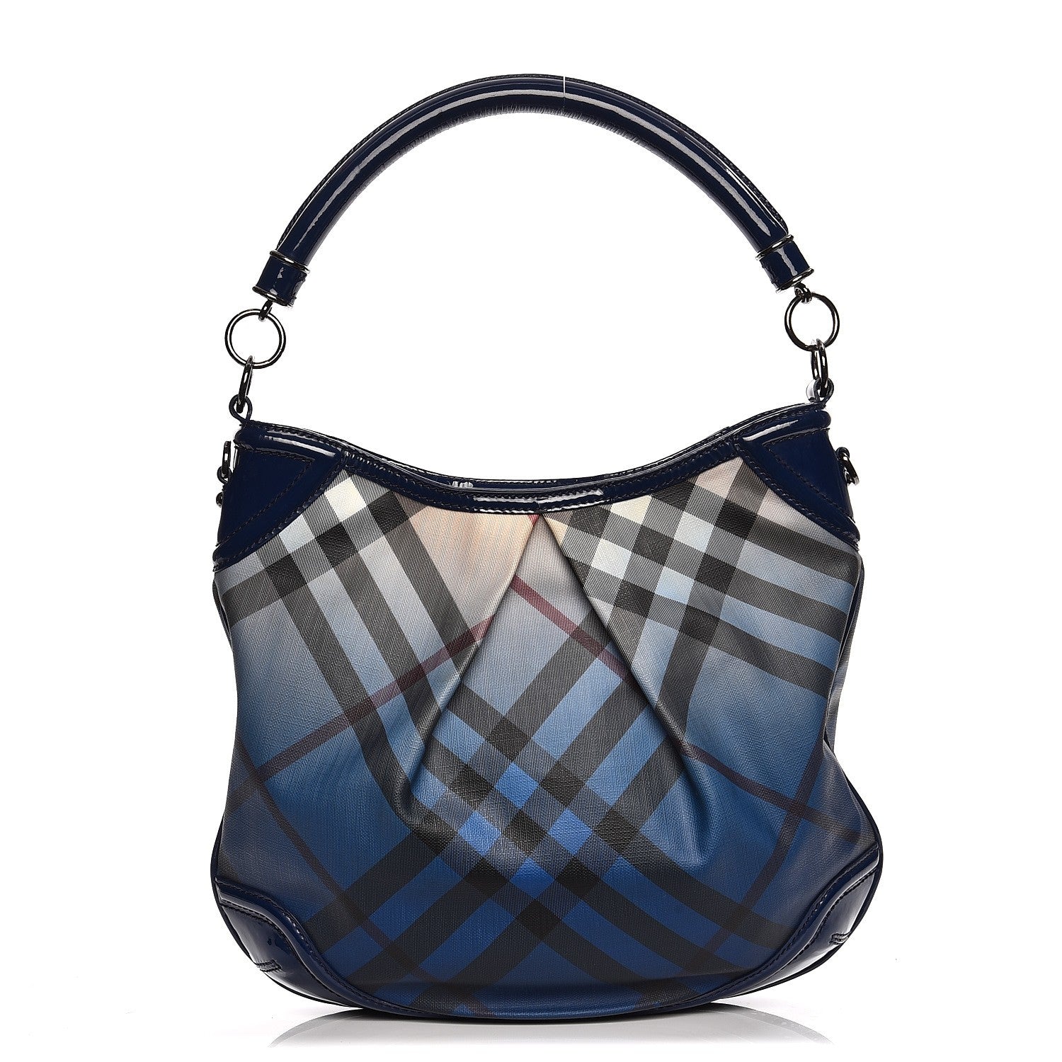 Burberry Nova Pop Degrade Medium Craigwell Hobo Jet Blue 1 of 11
