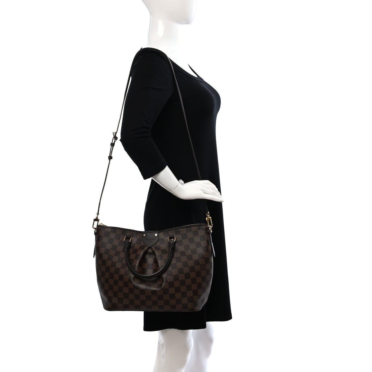 Louis Vuitton Damier Ebene Siena MM 2 of 8