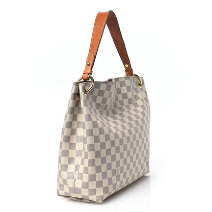 Louis Vuitton Damier Azur Graceful PM Rose Ballerine 3 of 11