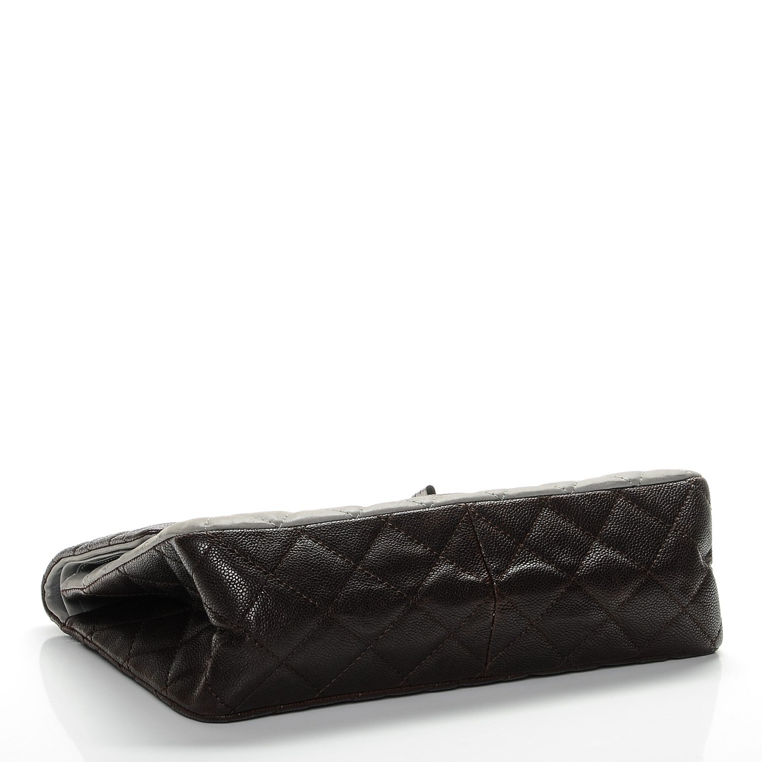 Chanel Caviar Iridescent Calfskin 2.55 Reissue 227 Flap Brown Grey 4 of 8